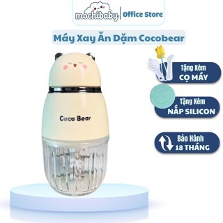 Máy Xay Ăn Dặm Coco Bear 8 Lưỡi, Cối Thủy Tinh, Xay Nhuyễn Thịt Cá, Rau Củ, Sinh Tố Cho Bé 6 Tháng