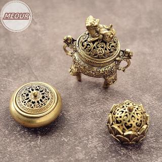 Meour Đồng Túi Sen Jiuding Lư Hương Rỗng Hương Đốt VN