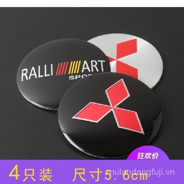 Mitsubishi Xe Logo Xe Ô Tô Miếng Dán Mitsubishi Bánh Xe Ô Tô Logo Miếng Dán Jinxuan Lanse Wingshen L