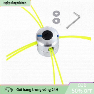【Tốt】 Phụ kiện đầu cước cắt cỏ bằng hợp kim nhôm, tương thích máy pin 2400W và máy phát cỏ xăng