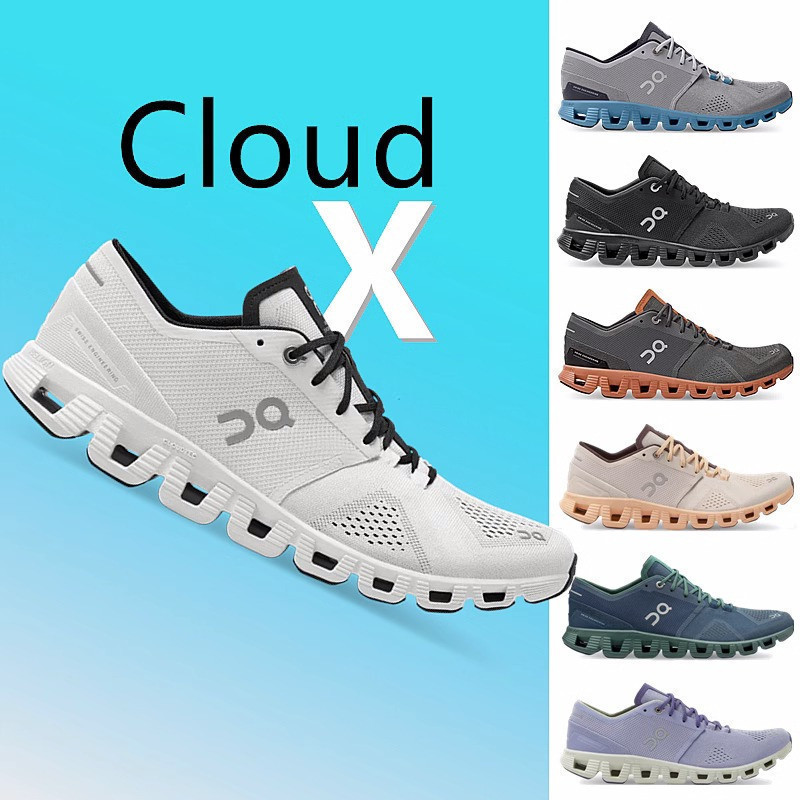Giày chạy bộ Cloud X nhẹ thoáng khí, unisex, model NWC3 A80T