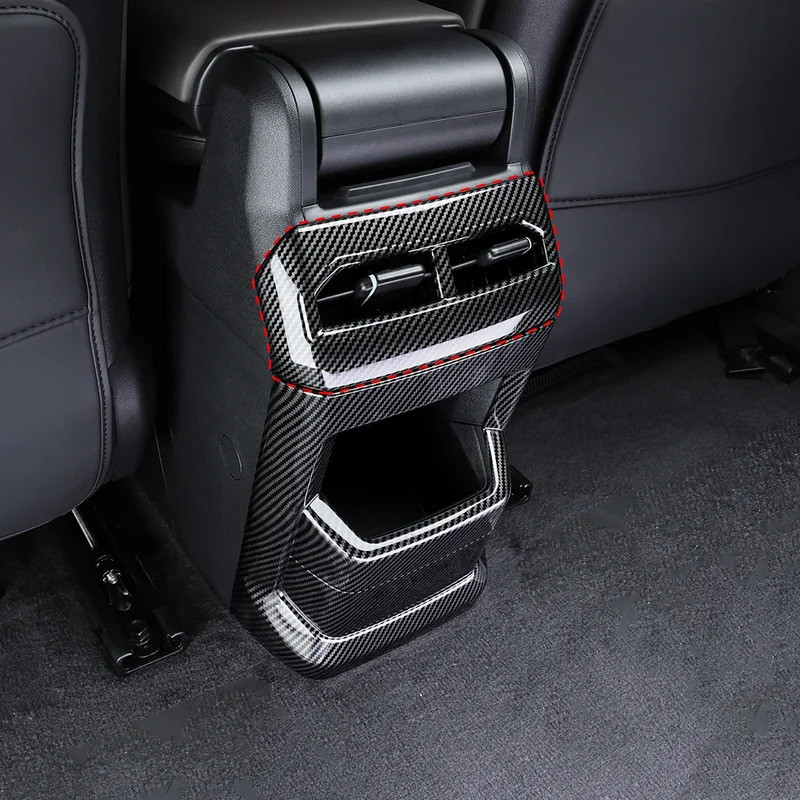 Hạt Gỗ Ghế Sau Chống Đá Bảng Điều Khiển Mặt Sau Điều Hòa AC Ổ Cắm Khung Bao Viền Nội Thất Cho Xe Kia