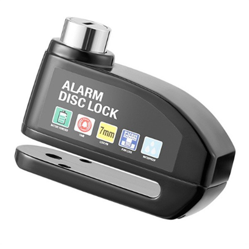 Ổ Khoá Phanh Đĩa Xe Máy Báo Động Có Còi Hú Chống Trộm Alarm Disc Lock Chống Nước An Toán Chắc Chắn