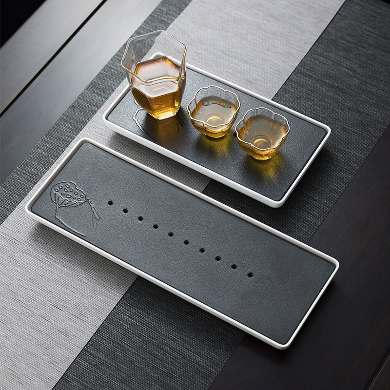 New Product#Minimalist Small Tea Tray Japanese Style Home Simple Tea Table Tea Holder Melamine Imita