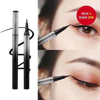  Bút kẻ mắt dạng lỏng chống thấm nước siêu mỏng Trang điểm Hàn Quốc dành cho nữ Nhanh khô mịn Miếng lót mắt dài cuối cùng dưới bút Mỹ phẩm 