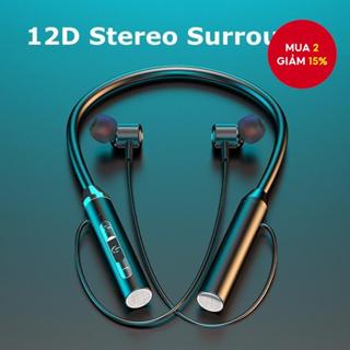 HQAi G01 Tai Nghe Bluetooth Treo Cổ Trong Tai Bluetooth 5.0 Không Dây HiFi Stereo Thể Thao Cổ Tai Nghe Chống Thấm Nước Từ Tính