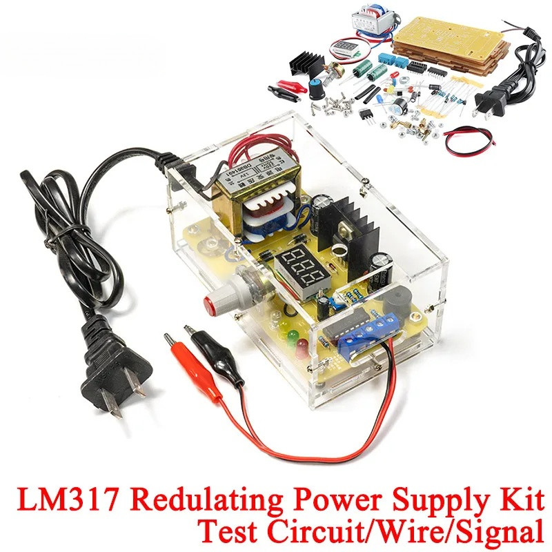 Bộ DIY LM317 Có Thể Điều Chỉnh Điện Áp Điều Chỉnh 110V 220V Đến 1.25V-12.5V Mô Đun Nguồn Điện Bước X