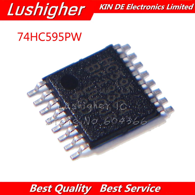 10 ✷ 74HC595PW 74HC595 HC595 SN74HC595PW TSSOP ❈