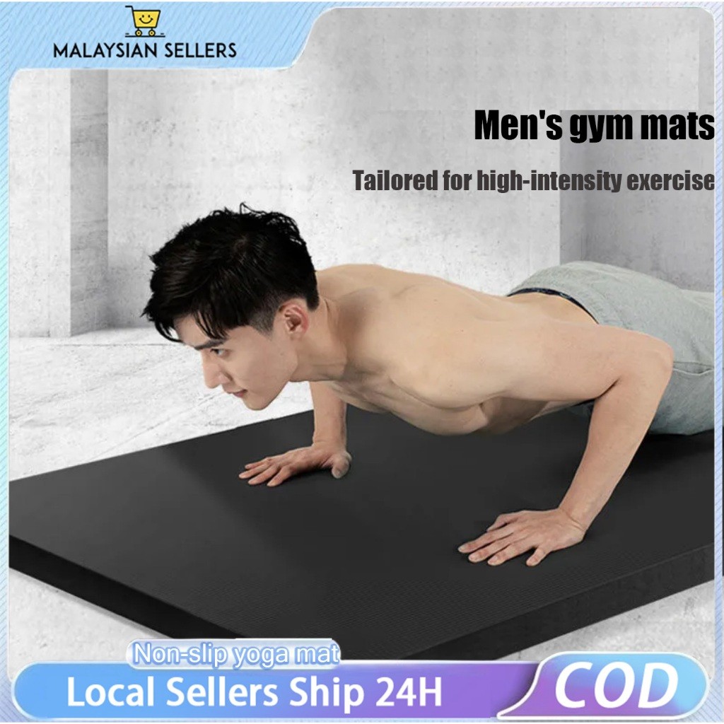 Chất Lượng CaoYOGA MAT YOGA MAT CHỐNG SLIP10 / 15 / 20MM NBR Thảm YOGA chống trượt EXTRA TEBAL Mat A