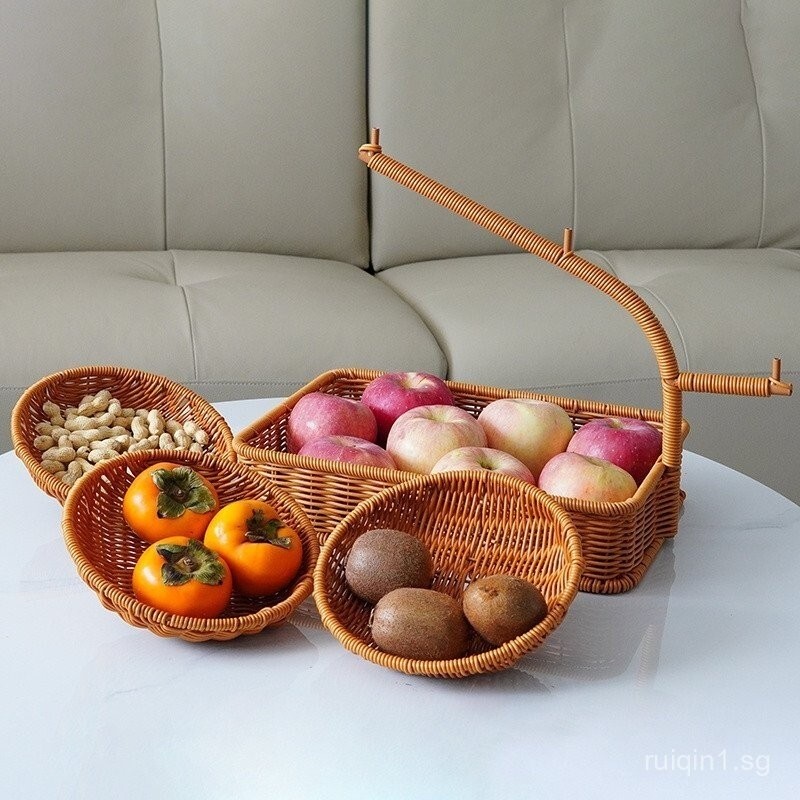 Creative StepbyStep MultiLayer Fruit Basket Household Living Room Snack Candy Storage Rack Swing Pla