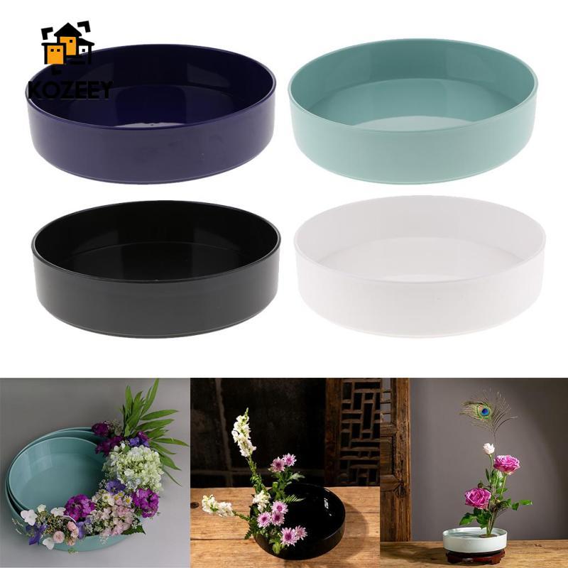 KOZEEY Bình hoa Ikebana Nhật Bản SUIBAN - Hình tròn / Nhựa / Chất lượng Nhật Bản
