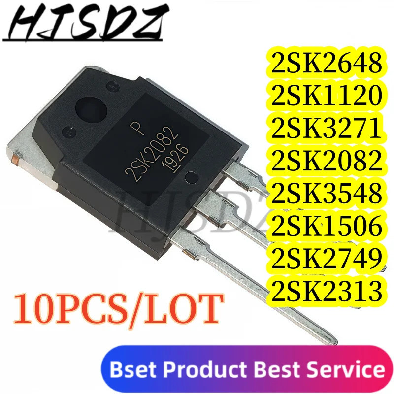 5 Chiếc 2SK1120 2SK2082 2SK3548 2SK3271 2SK2648 2SK1506 2SK2749 2SK2313 TO-247 Hiệu Ứng Trường Trans