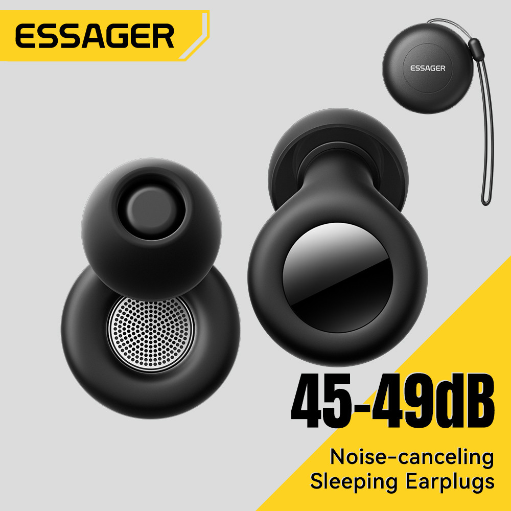 Nút tai chống ồn Essager Chất liệu silicon siêu mềm giảm tiếng ồn có thể tái sử dụng để tập trung, học tập, nhạy tiếng ồn Du lịch & Giấc ngủ