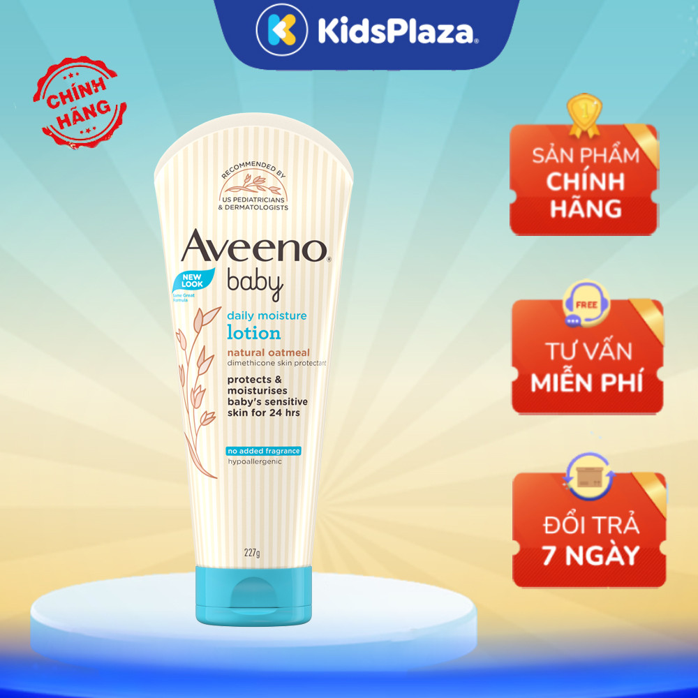 Sữa dưỡng thể dành cho bé Aveeno 227g da thường - chính hãng KidsPlaza