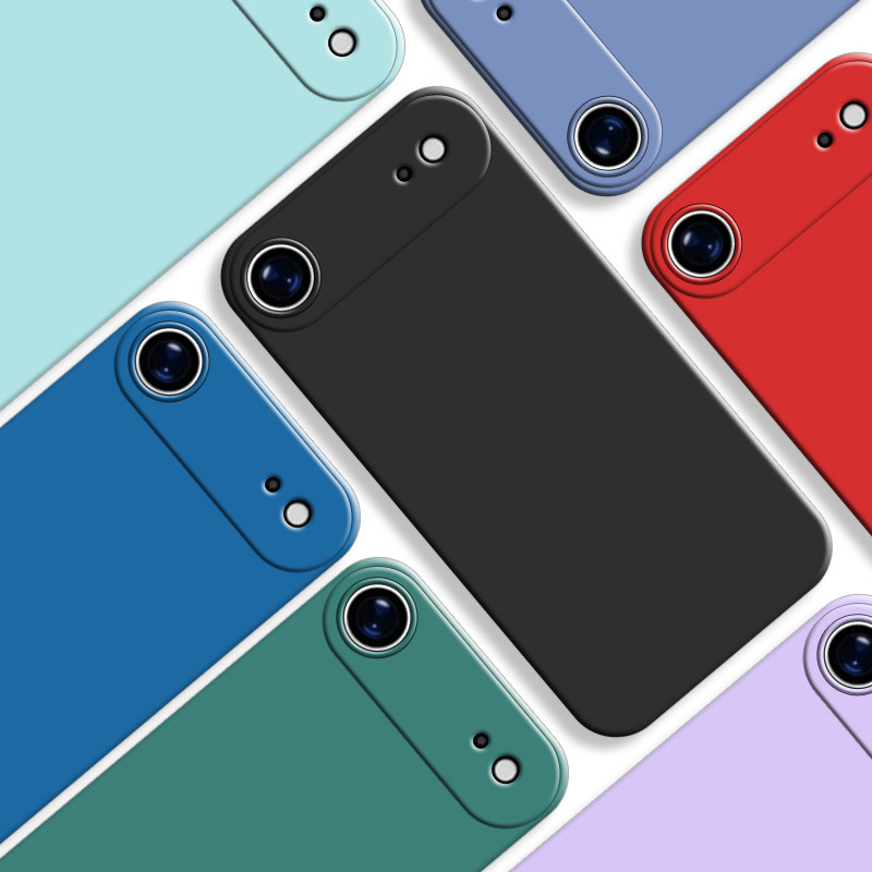 Dành Cho iPhone 17 AIR Ốp Lưng Cho iPhone 17 Air 17 16 Pro Max 16 Plus 16E Vỏ Chính Hãng Cao Su Sili