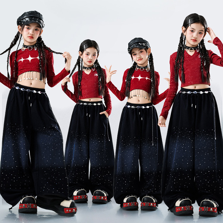 Đồ Nhảy Hiện Đại Đồ Biểu Diễn Cho Bé Gái Hiphop Đồ Biểu Diễn Nhảy Đồ Nhảy Cho Bé Trẻ Em Set Đồ Dance