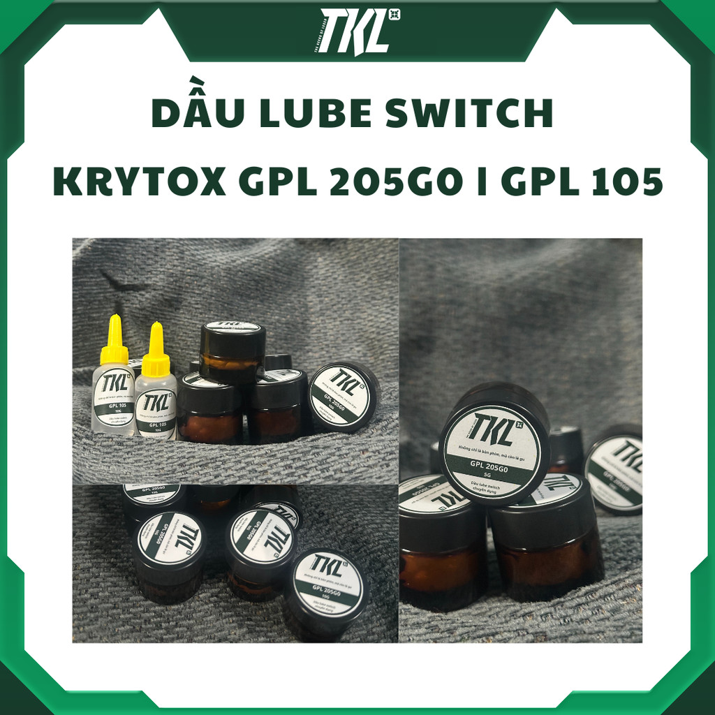 Dầu Mỡ Krytox GPL 205 Krytox GPL 105 - Dầu mỡ lube switch lube stab bàn phím cơ - TheKeebsOfLeser