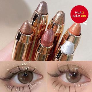  Bút chì phấn mắt hai đầu hai đầu màu lấp lánh Bobeini để tạo đường viền và làm nổi bật trang điểm mắt không nhòe 