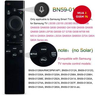 Điều khiển từ xa bằng giọng nói thay thế cho TV thông minh Samsung 2022 BN59-01386D BN59 01385A Chạy bằng điện cực
