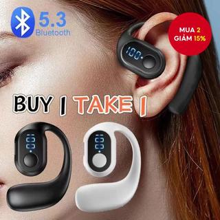  Tai nghe KY2 Por Bluetooth 5.3 Nút tai đơn Tai nghe pin dài Tai nghe thể thao kinh doanh Tai nghe giảm tiếng ồn Tương thích với nhiều thiết bị 