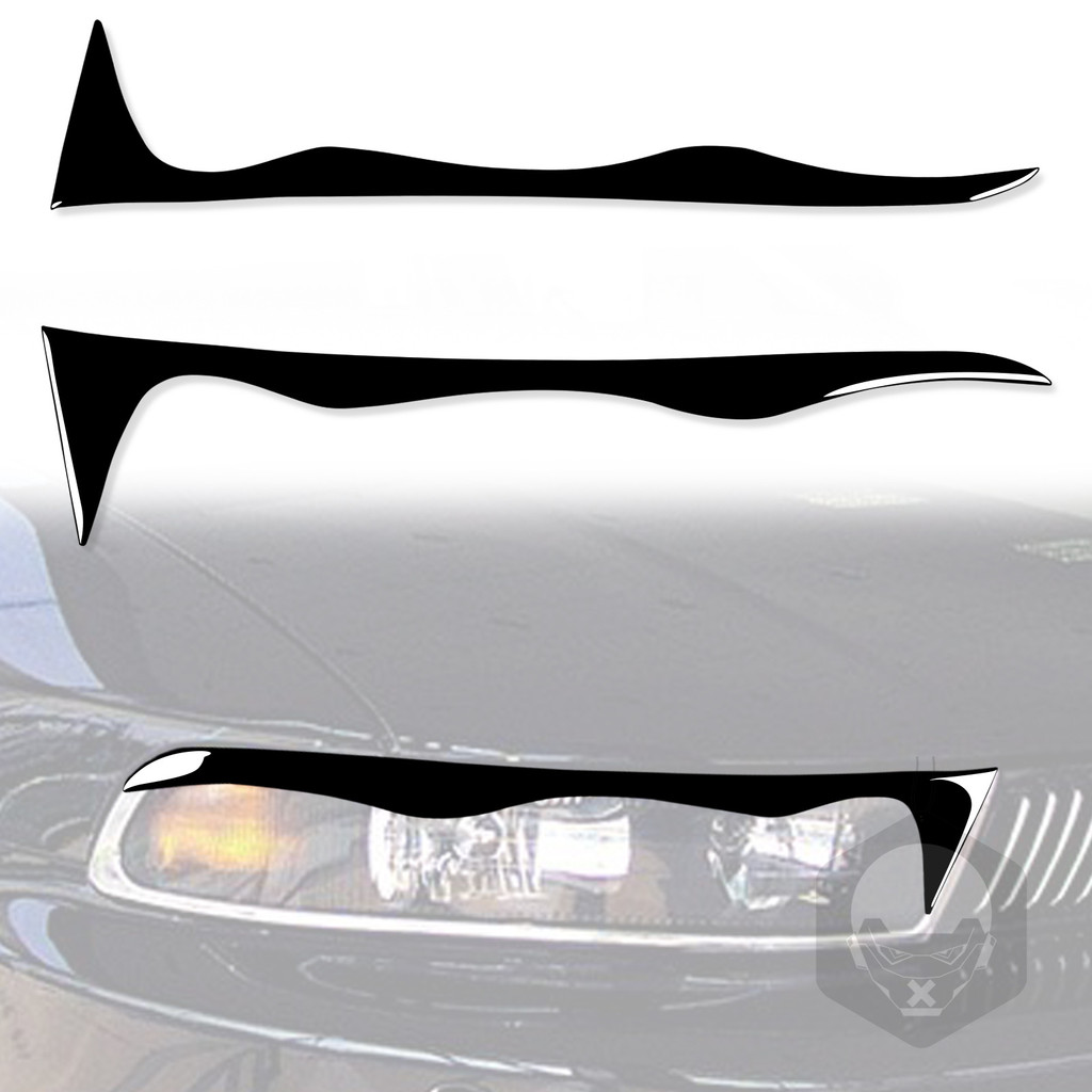 Thích hợp cho Mitsubishi 97-02 Cao nguyên Golan Bộ phận sửa đổi ngoại thất Piano Đen sáng Đèn pha mà