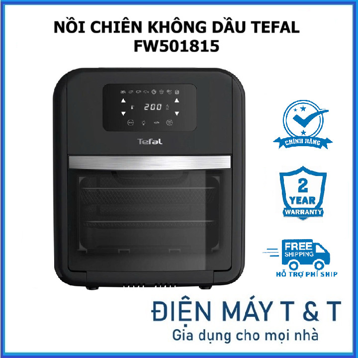Nồi chiên không dầu Tefal 9 trong 1 Easy fry Oven & Grill FW501815 - Dung tích 11L - Hàng chính hãng