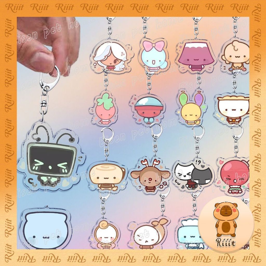 Game Keychains Shrimpo Astro Gigi Connie Artro Sprout Dandys  Vee Shelly Pebble World Keyrin móc kho
