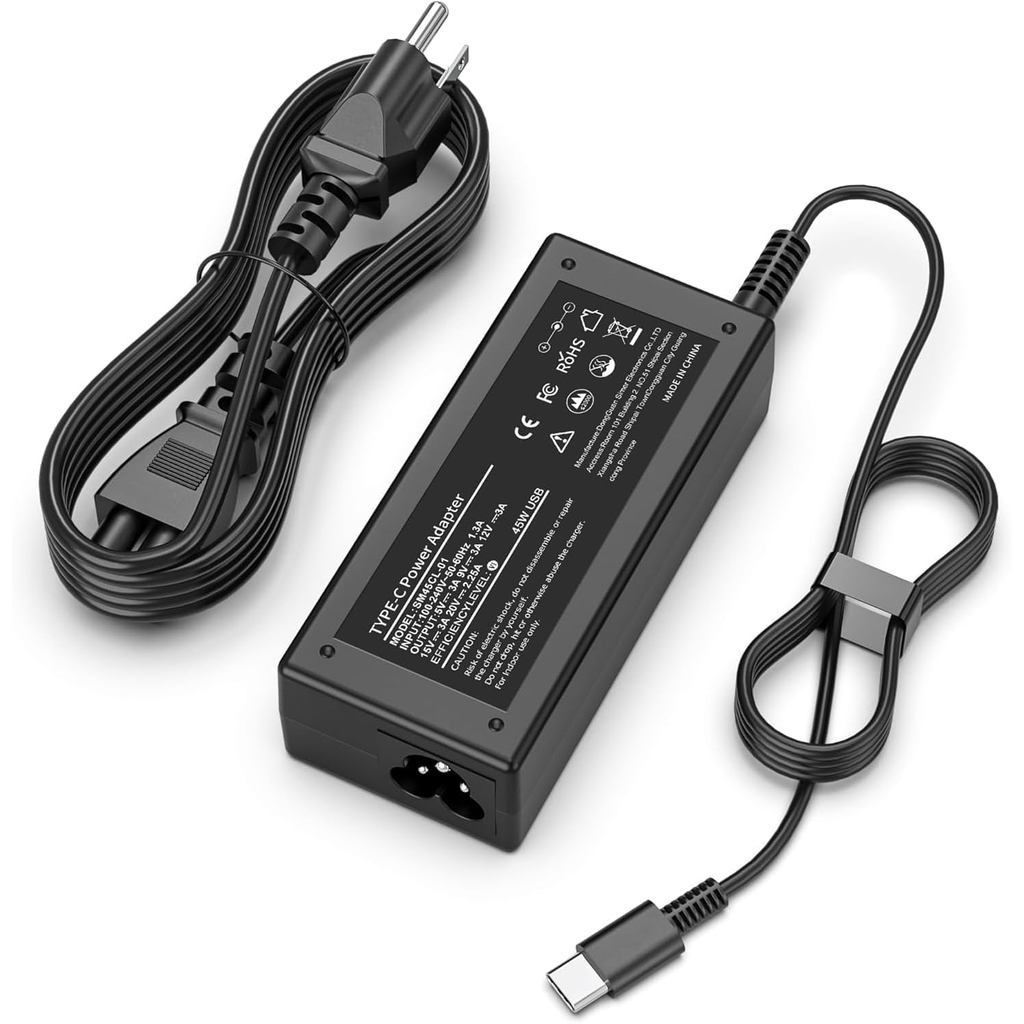 SLE-TECH Đa Năng 45W Sạc Laptop USB Loại C Tương Thích Với HP Chromebook Dell Lenovo Acer Asus Googl