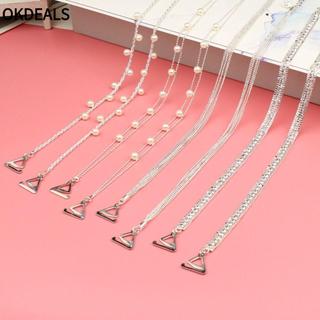 Dây đeo áo ngực OKDEALS nữ, chất liệu kim loại thời trang, chống trượt