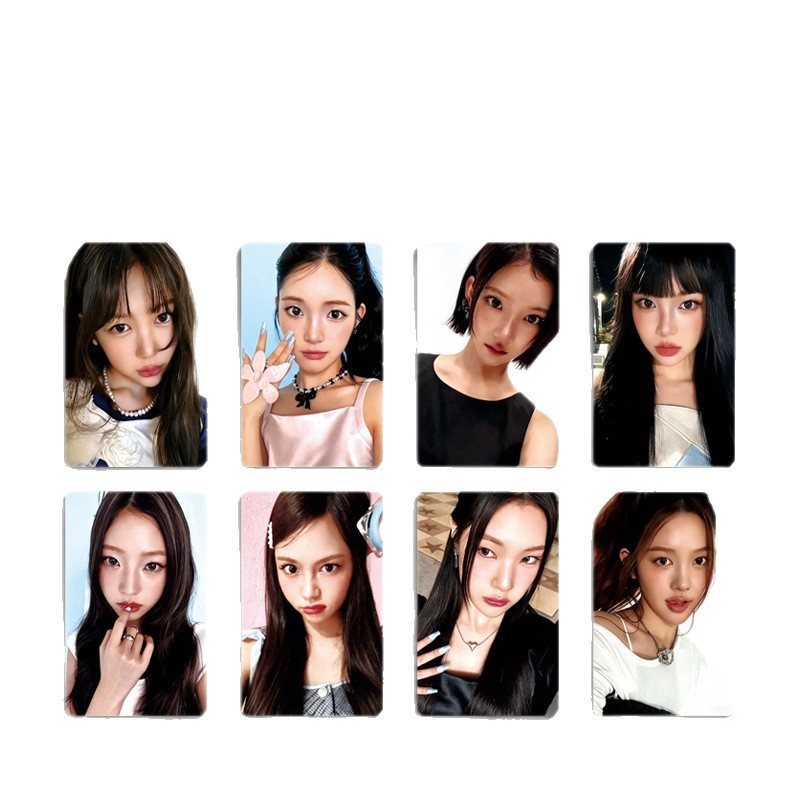 4-8 Chiếc H2H Hearts2Hearts FOCUS The Chase Lomo Cards Makestar Soundwave POB Photocard JIWOO CARMEN