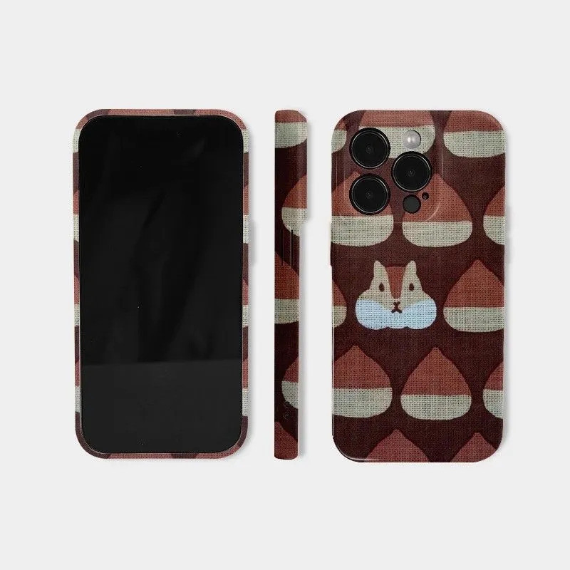 Ốp lưng cứng nhựa vui nhộn cho sóc Vỏ điện thoại bao gồm tất cả Tương thích với iPhone XR 7 / 8PLUS 