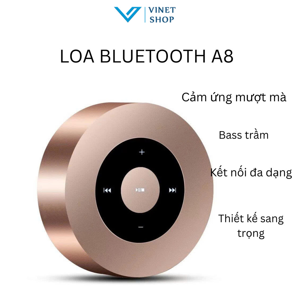 Loa Bluetooth Keling A8/A5 Cảm Ứng – Âm Trầm Siêu Hay, Pin 8H