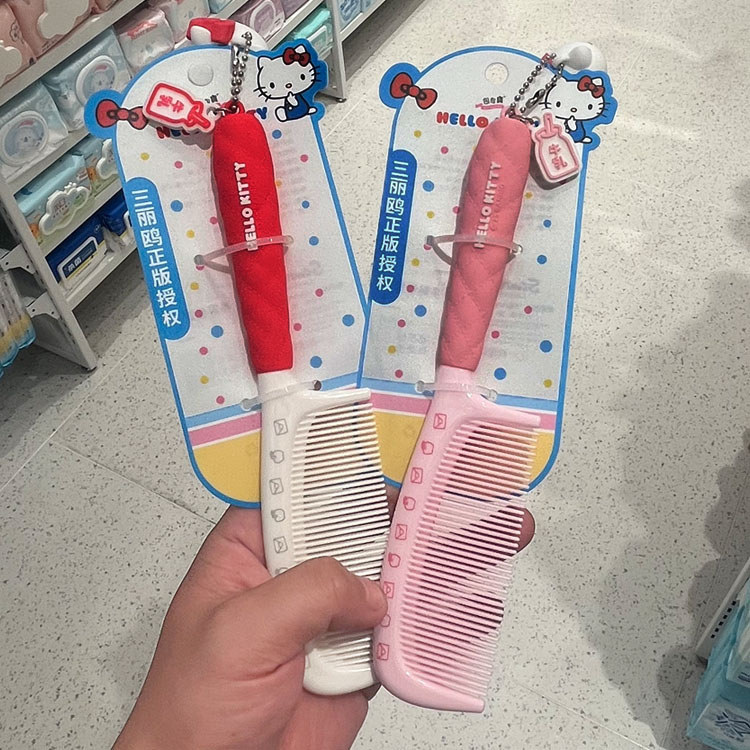 MINISO MINISO MINISO Sanrio Family Series Lược làm tóc kitty Lược chải răng mịn Lược chải tóc chống 