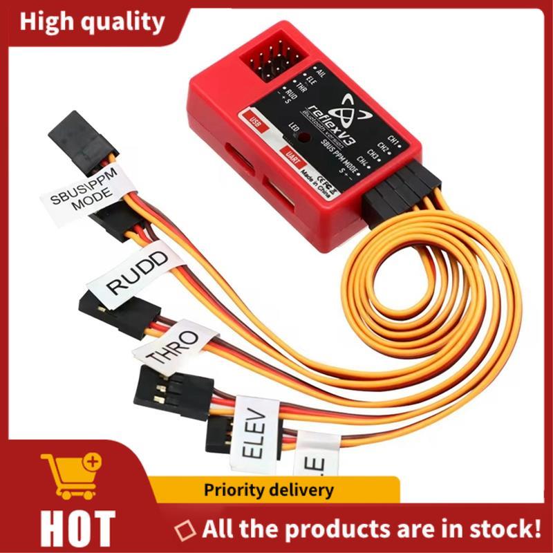 Cho FMS Reflex V3 Bộ Điều Khiển Chuyến Bay Con Quay Ổn Định RC Máy Bay FMS Warbird Cố Định Con Quay 