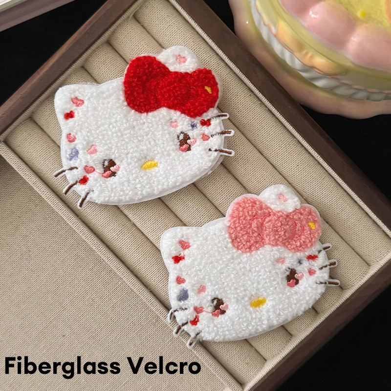 Băng đô cài tóc KT Cat Bangs Patch Magic Tape dễ thương cho trẻ em tóc gãy không để lại dấu vết