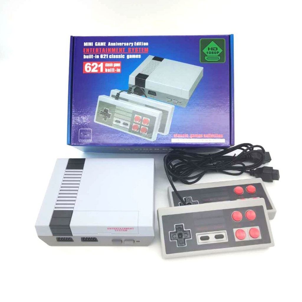 NES621 HD Mini Hoài Cổ Cổ Truyền Hình Máy Chơi Game HDMI Đỏ Trắng Tay Cầm Hai Bit Trận 8-Bit FC Game