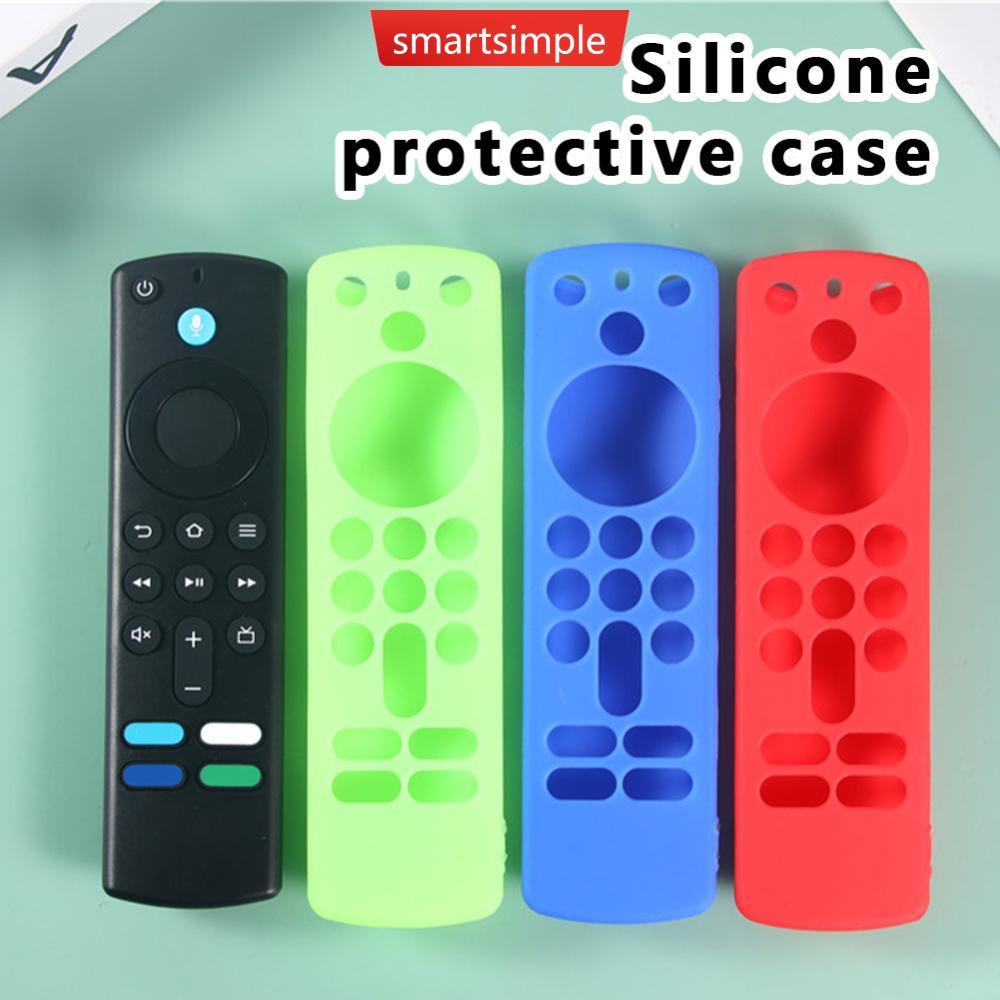 SMARTSIMLE Thay thế cho Fire TV Stick (Thế hệ thứ 3) L5B83G Vỏ bảo vệ silicon điều khiển từ xa chống