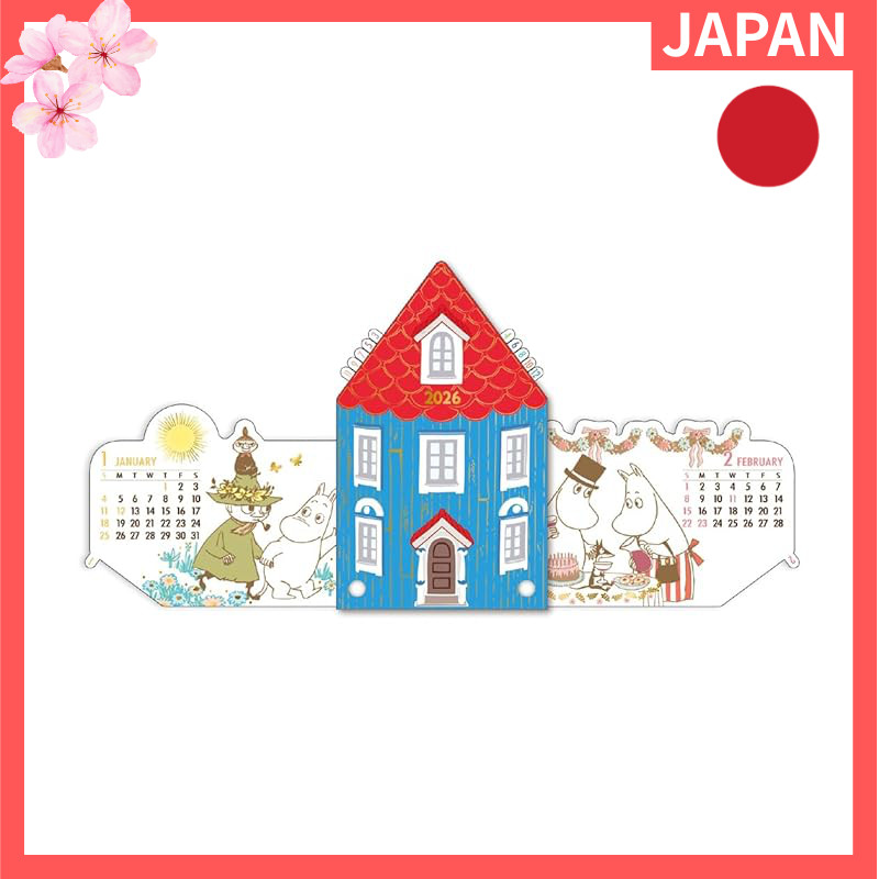2026 Calendar Slide Calendar / Moomin【Direct from Japan】
