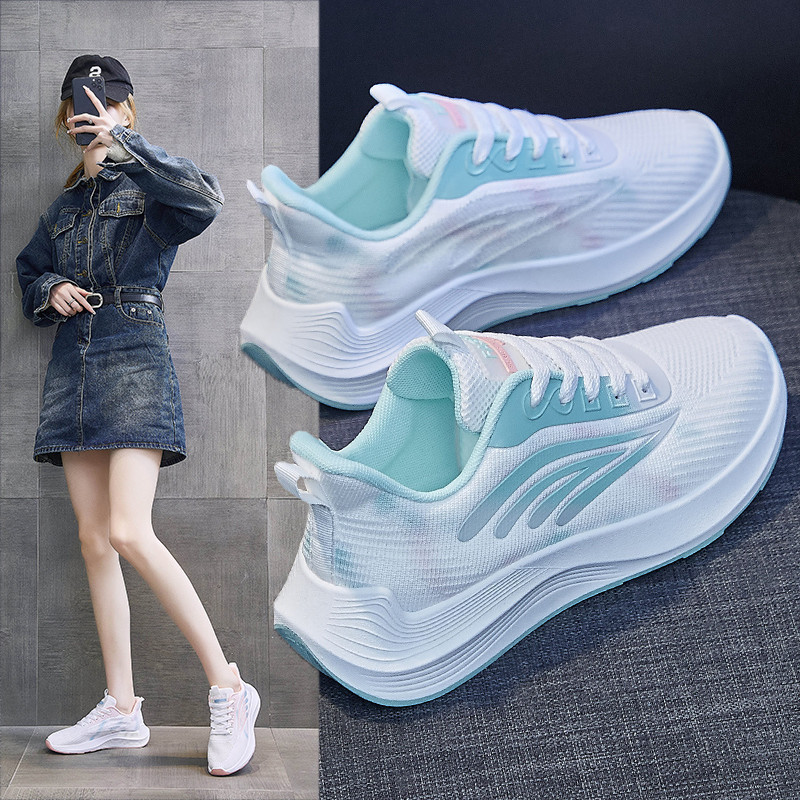 Women's Lace-Up Shoes Fashion Korean Style BK882Flyknit Sports Shoes Fashion Casual Shoes Women's Sh