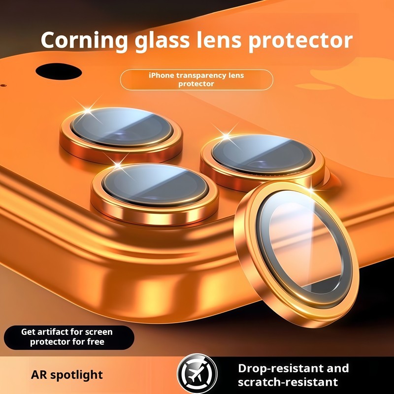 Chất Lượng Cao Eagle Eye Camera Bảo Vệ Ống Kính Cho iPhone 17 Pro Max 13 14 15 16 Pro Max Air 15 plu