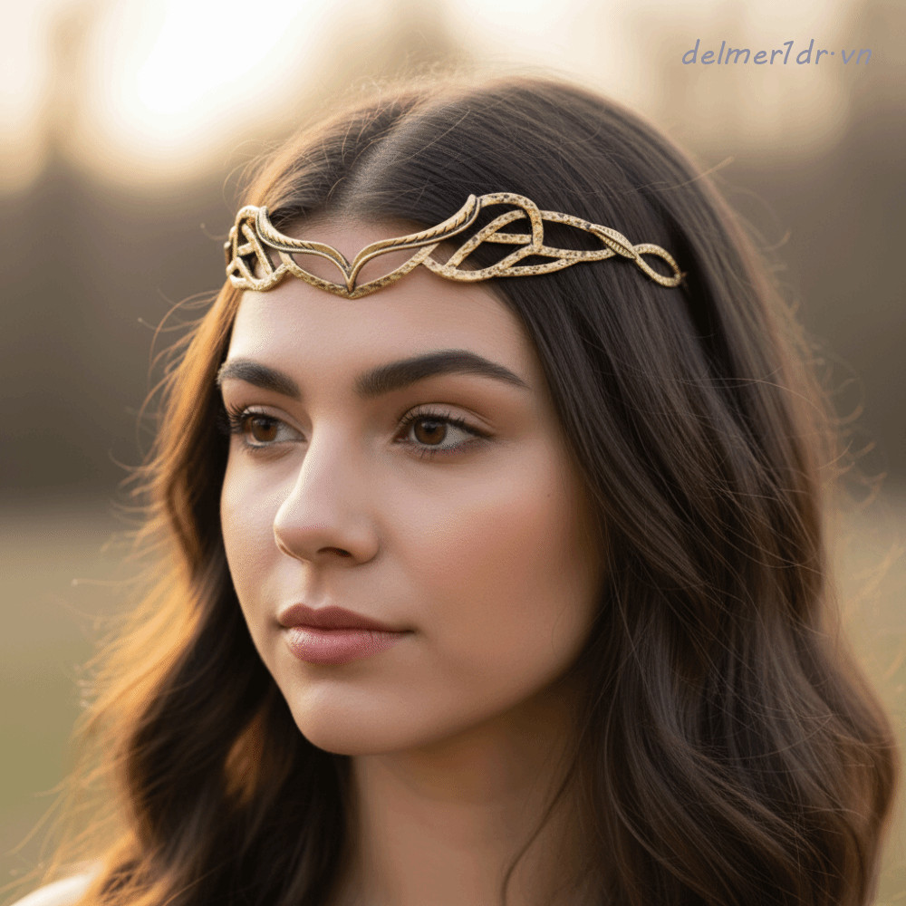 Cửahàng Tiara Hobbit Elrond - Có thể điều chỉnh, Hợp Kim Vintage Handmade - Perfect cho Cosplay và T
