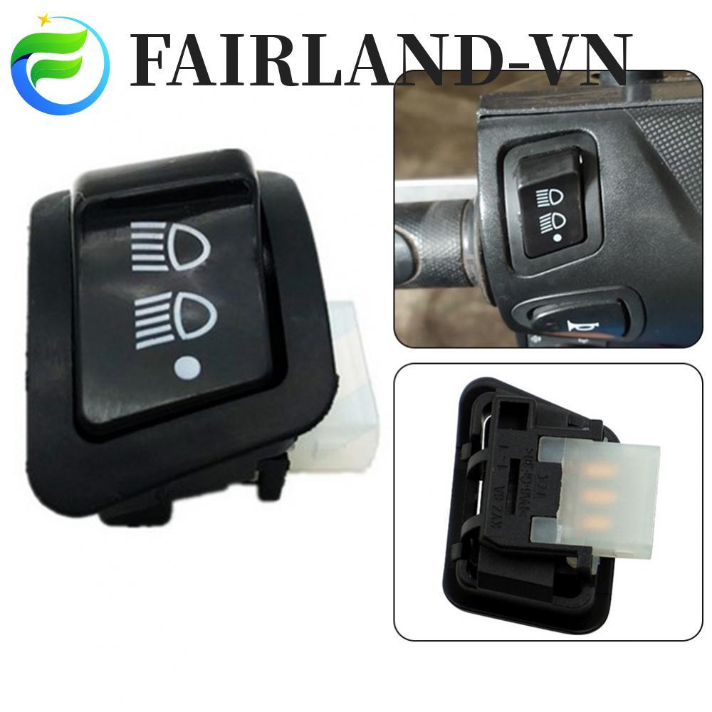 Switch PA6 Nylon Three-speed All Copper Black + White Headlight Switch