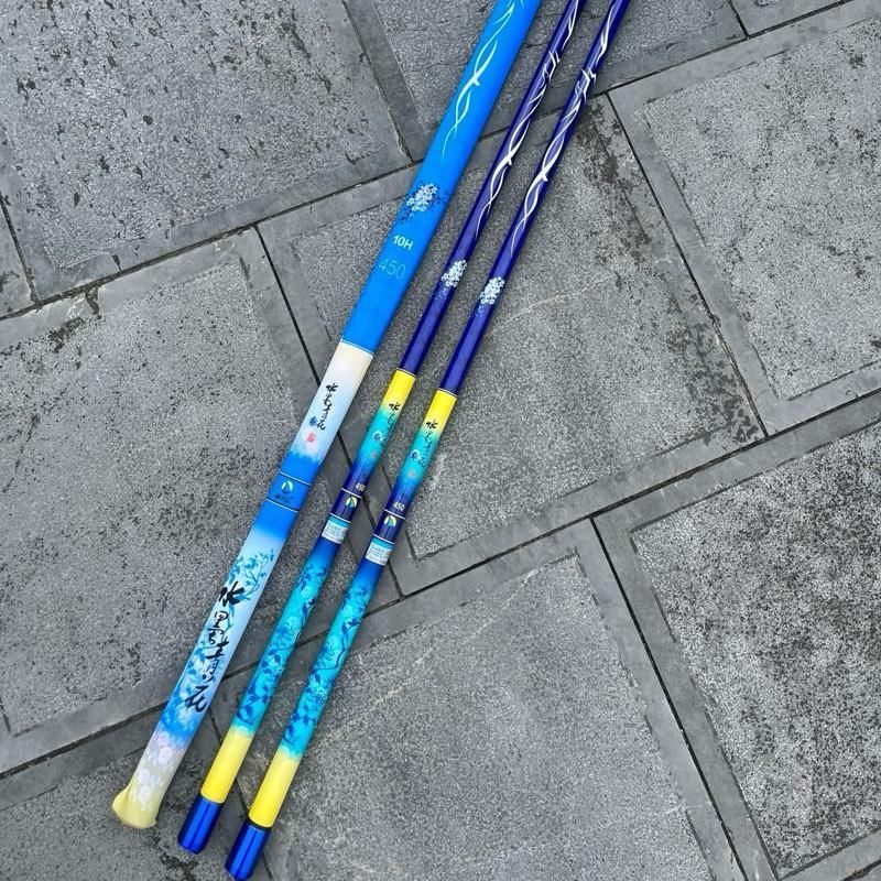 Cần Câu Tay Hoa Mực Nước 10H Săn Hàng + Quà Tặng (1 Ngọn, 2 Trục, 1 Phao, 1 Thẻo, 1 Cuốn) Đồ Câu Fis