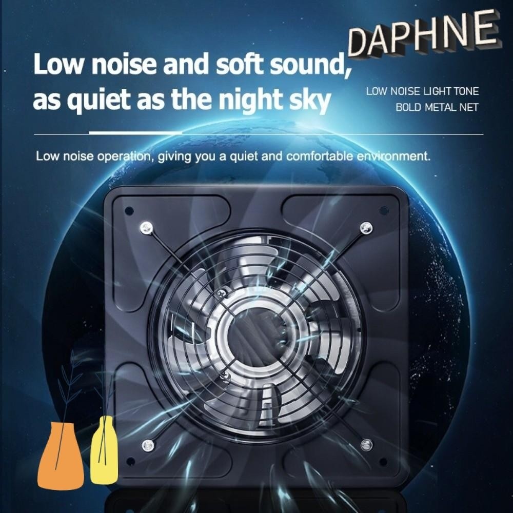 Daphs Home Ventilation Fan Low Noise Corrosion Resistant Exhaust Fan High Power 6 / 8 / 10 / 12 Inch
