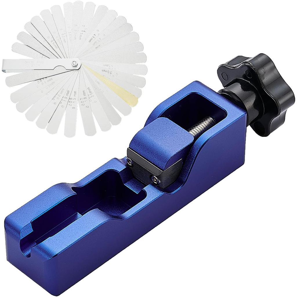 Spark Plug Gap Tool, Spark Plug Gapping Tool với 32 Blade Steel Feeler Gauge, Universal Spark Plug G