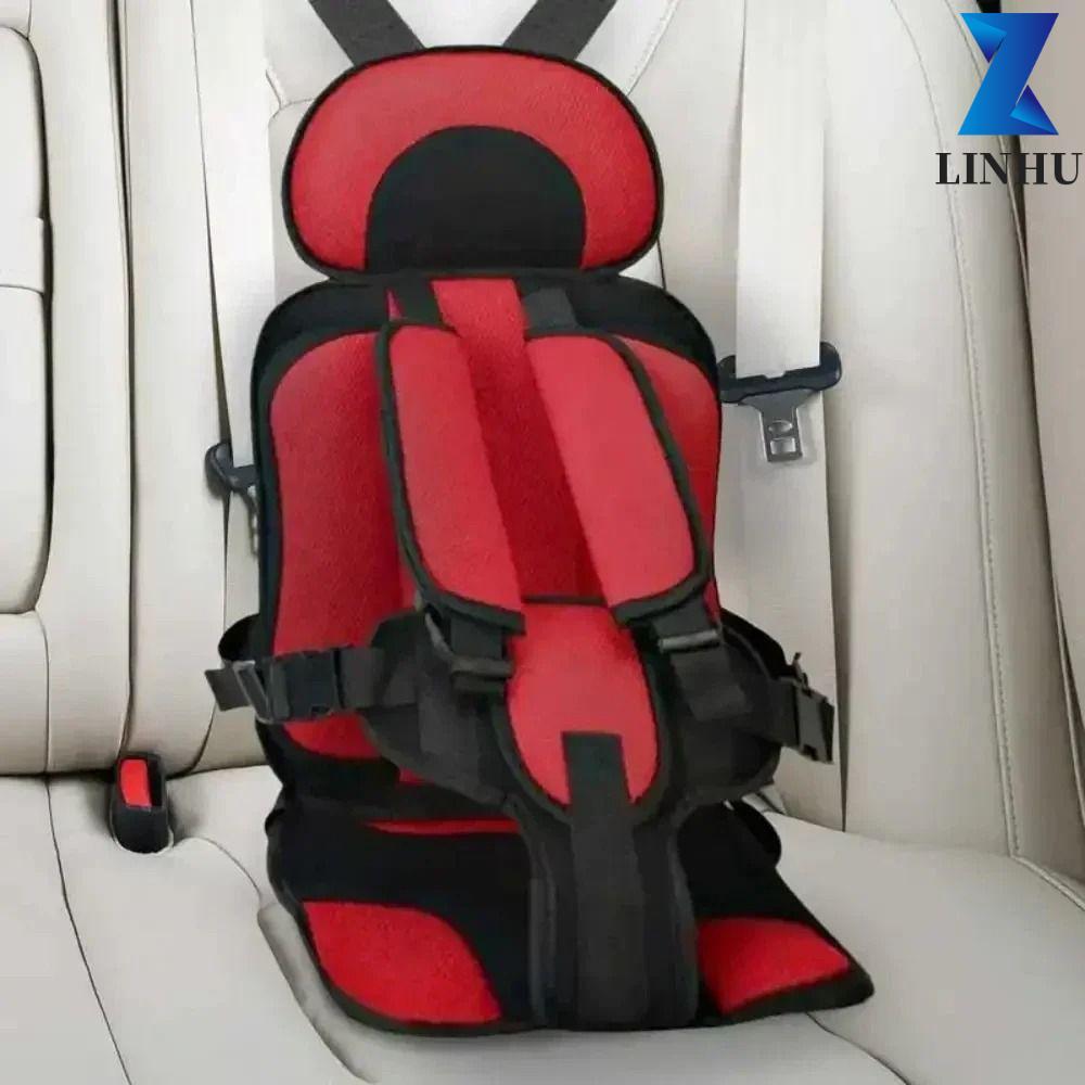 LINHU Ghế ngồi ô tô trẻ em, Phụ kiện xe đẩy lót ghế an toàn cho trẻ em, Thảm ghế đẩy lưới mềm Màu tr