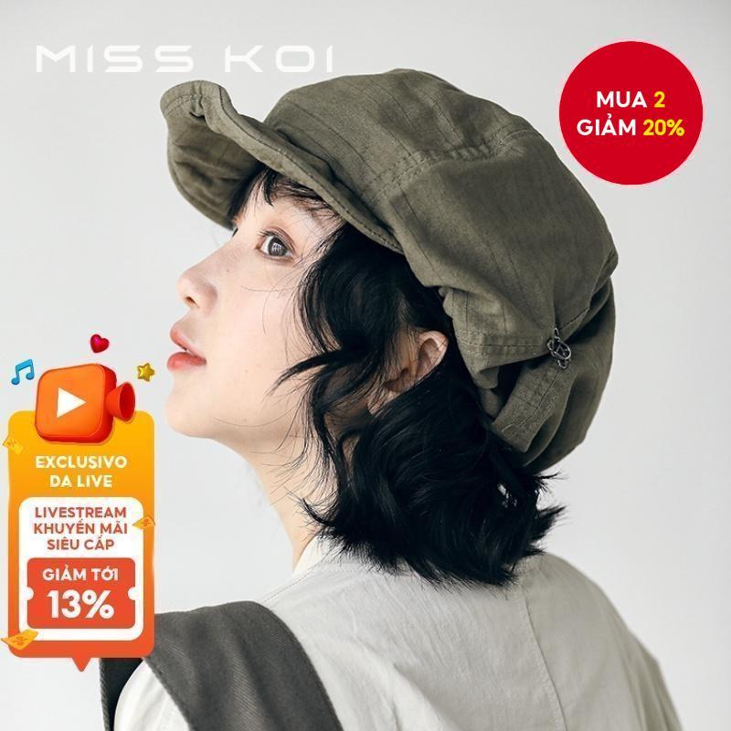 Mũ nồi đám mây Nhật Bản MISSKOI dành cho nữ - Họa sĩ cổ điển Newsboy Mũ vừa vặn cho đồ thường ngày / dạo phố
