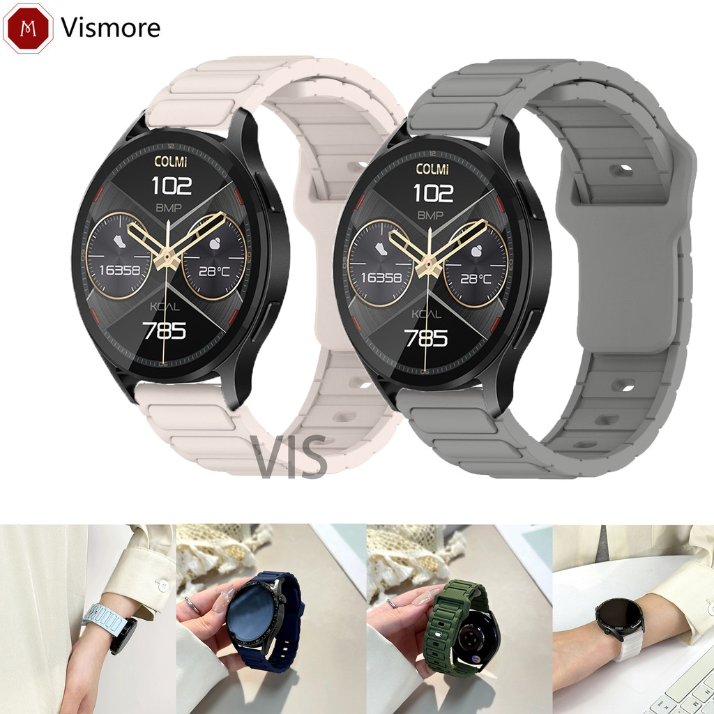 Dây đeo silicon mềm 20mm 22mm cho vòng đeo tay thể thao COLLI P60 / P68 / P78 / P82 / P8 / P9 / P28 