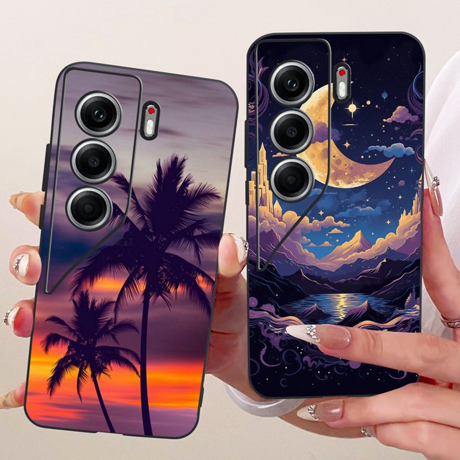 Dành Cho Tecno Camon 40 Pro Ốp Lưng Camon40 4G Sơn Sang Trọng Vỏ Điện Thoại Silicon Mềm Cho Tecno Ca