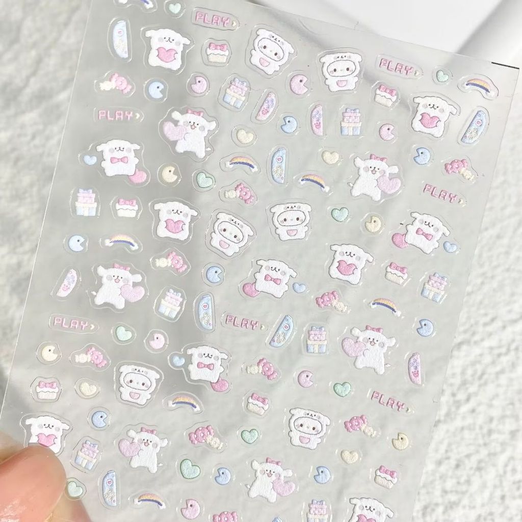 Hoạt Hình Dễ Thương Dòng Chó Con Ba Chiều Dập Nổi Chó Sửa Chữa Cốc Nước ccd Điện Thoại Di Động Phong